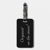 Organiseren in uw bagagelabel voor service (Achterkant verticaal)