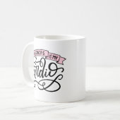 Organiseren is mijn cardio koffiemok (Voorkant links)