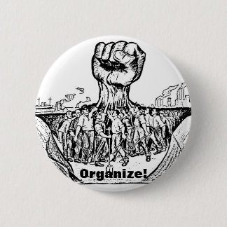 Organiseren! knoop ronde button 5,7 cm