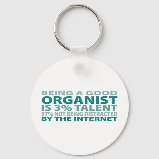 Organist 3% Talent Sleutelhanger (Voorkant)