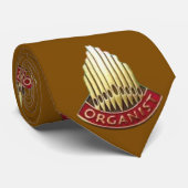 Organist Brown Stropdas (Opgerold)