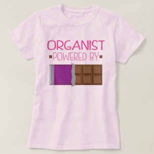 Organist Chocolate Gift voor haar T-shirt