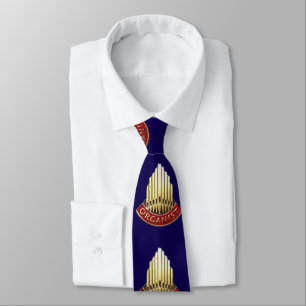 Organist Donkerblauw Stropdas