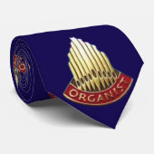 Organist Donkerblauw Stropdas (Opgerold)