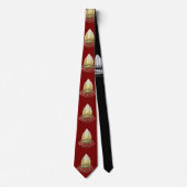 Organist Donkerrood Stropdas (Voorkant)
