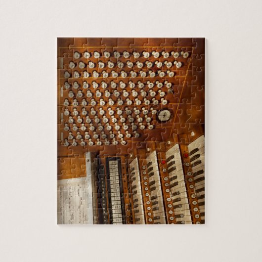 Organist - Klaar bij de controles Legpuzzel (Verticaal)