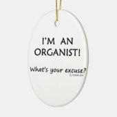 Organist Pardon Keramisch Ornament (Links)