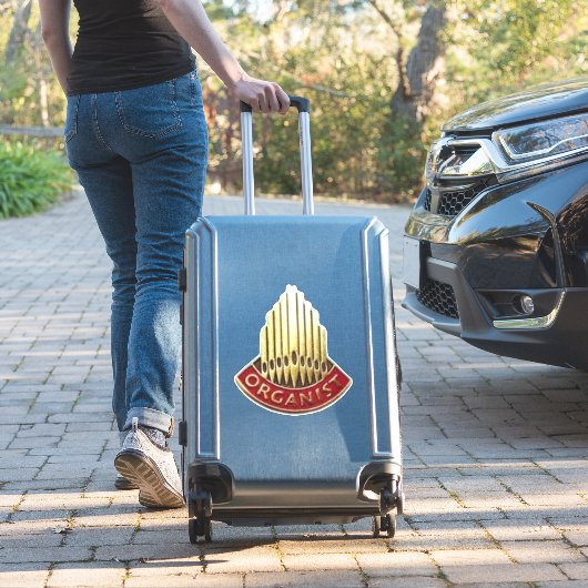 Organist Pipe Organ Logo Sticker (Koffer Insitu)