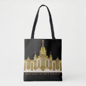 Organist Pipe Orgel Gevel Unisex Tote Bag (Voorkant)