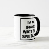 Organist Super Talent. Mok met twee toonkoffie (Voorkant rechts)