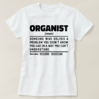 Organist Zelfstandig naamwoord Orgelspeler Humoris