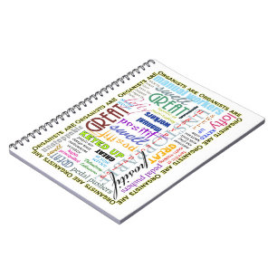 Organisten zijn allemaal notebooks notitieboek