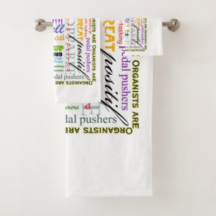 Organisten zijn alles bad handdoek