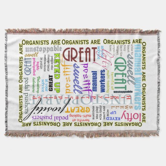 Organisten zijn alles deken (Voorkant)