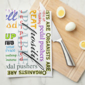 Organisten zijn dat. . .  theedoek (Quarter Fold)