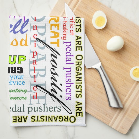 Organisten zijn dat. . . theedoek (Quarter Fold)