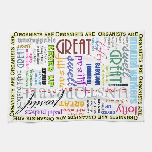 Organisten zijn dat. . . theedoek (Horizontaal)