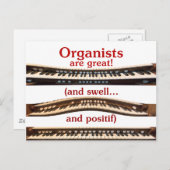 Organisten zijn geweldig briefkaart (Voorkant / Achterkant)