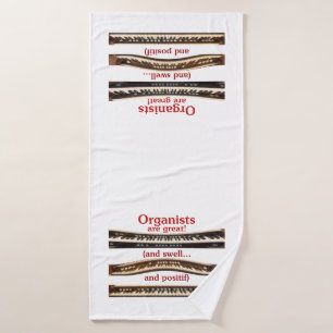 Organisten zijn geweldig handdoekenset bad handdoek