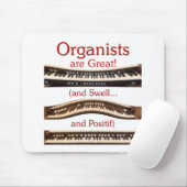 Organisten zijn geweldig Mousepad Muismat (Met muis)