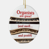 Organisten zijn geweldig versierend keramisch ornament (Rechts)