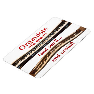 Organisten zijn Grote flexibele magneet