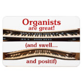 Organisten zijn Grote flexibele magneet (Horizontaal)