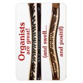 Organisten zijn Grote flexibele magneet (Verticaal)