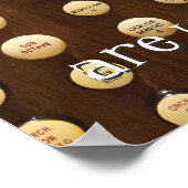 Organisten zijn niet te stoppen poster (Hoek)