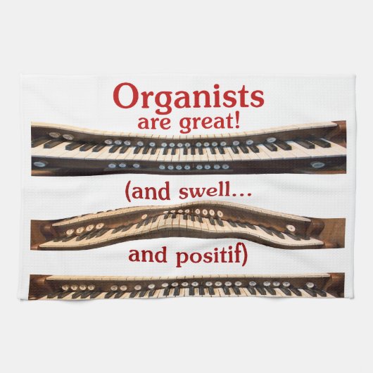 Organisten zijn... theedoek (Horizontaal)