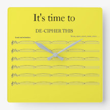 Organist's grappige klok