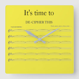 Organist's grappige klok