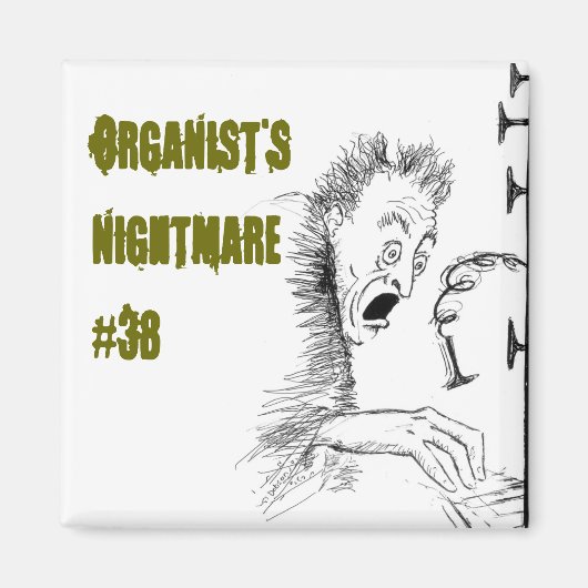 Organist's Nightmare 38 Magneet (Voorkant)