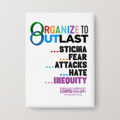 Organize to Outlast Button (Voorkant)