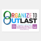 Organize to Outlast Sticker (Voorkant)