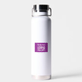 Organize to Outlast Water Bottle Waterfles (Achterkant)