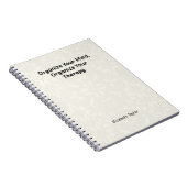 Organize Your Mind, Organize Your Therapy Notitieboek (Rechterzijde)