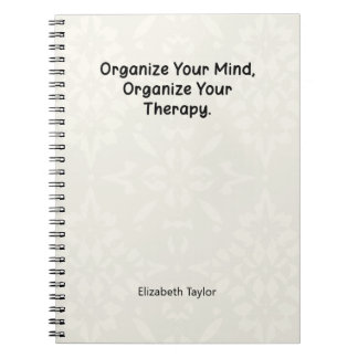 Organize Your Mind, Organize Your Therapy Notitieboek