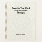Organize Your Mind, Organize Your Therapy Planner (Voorkant)
