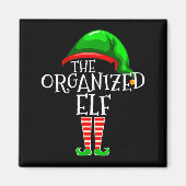 Organized Elf Group Matching Family Christmas  Magneet (Voorkant)