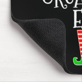 Organized Elf Group Matching Family Christmas Muismat (Hoek)