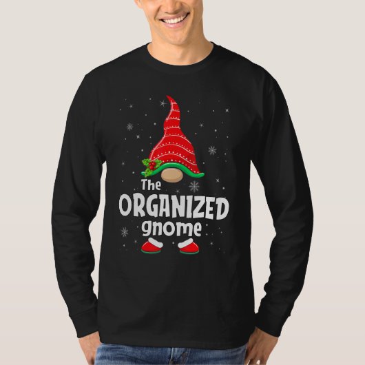 Organized Gnome Matching Family Group Christmas Pa T-shirt (Voorkant)