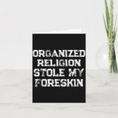 Organized Religion Stole My Foreskin  Kaart (Voorkant)