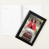 Organizing Grandma Photo Name Black & White Planner (Display)