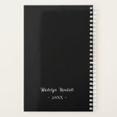 Organizing Grandma Photo Name Black & White Planner (Achterkant)