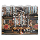 Organs in their place - horizontal calendar kalender (Hoes)