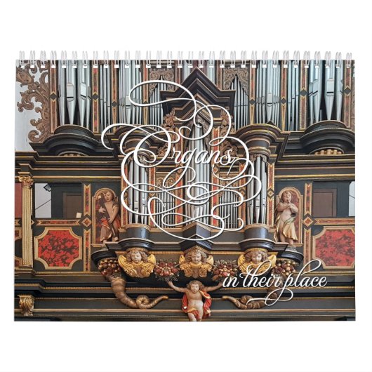 Organs in their place - horizontal calendar kalender (Hoes)
