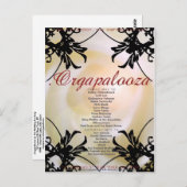 Orgapalooza - Briefkaart (Voorkant / Achterkant)