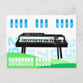 Orgel 30ste verjaardag feest Save the Date Aankondigingskaart (Voorkant)
