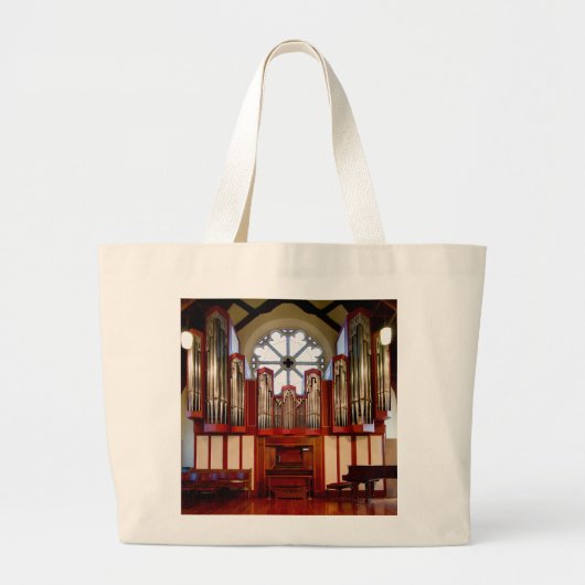 Orgel Grote Tote Bag (Voorkant)